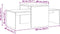 vidaXL - Salontafelset - 100x48x40 - cm - bewerkt - hout - oud - houtkleurig
