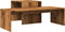 vidaXL - Salontafelset - 100x48x40 - cm - bewerkt - hout - oud - houtkleurig