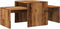 vidaXL - Salontafelset - 100x48x40 - cm - bewerkt - hout - oud - houtkleurig