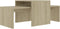 vidaXL - Salontafelset - 100x48x40 - cm - bewerkt - hout - sonoma - eikenkleurig