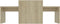 vidaXL - Salontafelset - 100x48x40 - cm - bewerkt - hout - sonoma - eikenkleurig