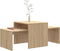 vidaXL - Salontafelset - 100x48x40 - cm - bewerkt - hout - sonoma - eikenkleurig