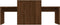 vidaXL - Salontafelset - 100x48x40 - cm - bewerkt - hout - bruineikenkleurig
