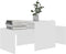 vidaXL - Salontafelset - 100x48x40 - cm - bewerkt - hout - wit