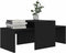 vidaXL - Salontafelset - 100x48x40 - cm - bewerkt - hout - zwart