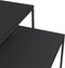 vidaXL - Salontafelset - 2 - st - bewerkt - hout - en - metaal
