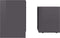 vidaXL - Salontafelset - 48x30x45 - cm - bewerkt - hout - hoogglans - grijs