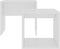 vidaXL - Salontafelset - 48x30x45 - cm - bewerkt - hout - wit