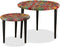 vidaXL - Salontafelset - Chindi - patroon - meerkleurig - 2-delig