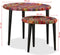 vidaXL - Salontafelset - Chindi - patroon - meerkleurig - 2-delig