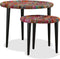 vidaXL - Salontafelset - Chindi - patroon - meerkleurig - 2-delig