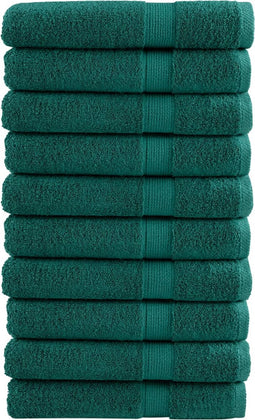 vidaXL - Saunadoeken - SOLUND - 10 - st - 600 - g/m² - 80x200 - cm - groen