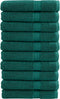 vidaXL - Saunadoeken - SOLUND - 10 - st - 600 - g/m² - 80x200 - cm - groen