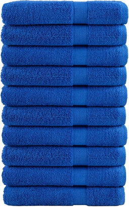 vidaXL - Saunadoeken - SOLUND - 10 - st - 600 - g/m² - 80x200 - cm - blauw