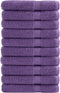 vidaXL - Saunadoeken - SOLUND - 10 - st - 600 - g/m² - 80x200 - cm - paars