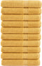 vidaXL - Saunadoeken - SOLUND - 10 - st - 600 - g/m² - 80x200 - cm - goudkleurig