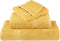 vidaXL - Saunadoeken - SOLUND - 10 - st - 600 - g/m² - 80x200 - cm - goudkleurig