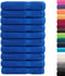 vidaXL - Saunadoeken - SOLUND - 10 - st - 600 - g/m² - 80x200 - cm - blauw