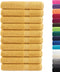 vidaXL - Saunadoeken - SOLUND - 10 - st - 600 - g/m² - 80x200 - cm - goudkleurig