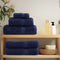 vidaXL - Saunadoeken - SOLUND - 10 - st - 600 - g/m² - 80x200 - cm - marineblauw