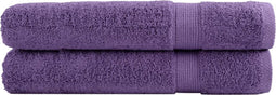 vidaXL - Saunadoeken - SOLUND - 2 - st - 600 - g/m² - 80x200 - cm - paars