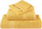 vidaXL - Saunadoeken - SOLUND - 2 - st - 600 - g/m² - 80x200 - cm - goudkleurig
