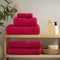 vidaXL - Saunadoeken - SOLUND - 2 - st - 600 - g/m² - 80x200 - cm - rood