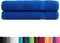 vidaXL - Saunadoeken - SOLUND - 2 - st - 600 - g/m² - 80x200 - cm - blauw