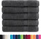 vidaXL - Saunadoeken - SOLUND - 25 - st - 600 - g/m² - 80x200 - cm - antracietkleur