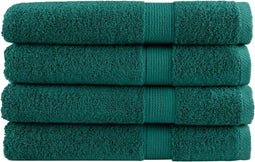 vidaXL - Saunadoeken - SOLUND - 4 - st - 600 - g/m² - 80x200 - cm - groen