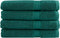 vidaXL - Saunadoeken - SOLUND - 4 - st - 600 - g/m² - 80x200 - cm - groen
