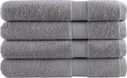 vidaXL - Saunadoeken - SOLUND - 4 - st - 600 - g/m² - 80x200 - cm - grijs