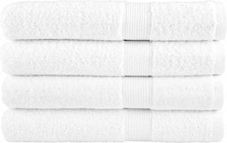 vidaXL - Saunadoeken - SOLUND - 4 - st - 600 - g/m² - 80x200 - cm - wit