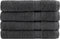 vidaXL - Saunadoeken - SOLUND - 4 - st - 600 - g/m² - 80x200 - cm - antracietkleur