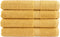 vidaXL - Saunadoeken - SOLUND - 4 - st - 600 - g/m² - 80x200 - cm - goudkleurig