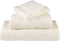 vidaXL - Saunadoeken - SOLUND - 4 - st - 600 - g/m² - 80x200 - cm - crèmekleurig