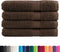 vidaXL - Saunadoeken - SOLUND - 4 - st - 600 - g/m² - 80x200 - cm - bruin