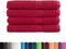 vidaXL - Saunadoeken - SOLUND - 4 - st - 600 - g/m² - 80x200 - cm - rood