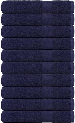vidaXL - Saunahanddoeken - 10 - st - 80x200cm - 360 - g/m² - 100% - katoen - marineblauw
