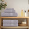 vidaXL - Saunahanddoeken - 4 - st - 80x200 - cm - 360 - g/m² - 100% - katoen - grijs