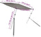 vidaXL - Schaduwdoek - T-top - 170x170x(115-183) - cm - antracietgrijs