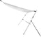 vidaXL - Schaduwdoek - T-top - 170x208x(115-183) - cm - wit