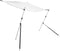 vidaXL - Schaduwdoekset - T-top - 170x170x(113-182,5) - cm - wit