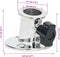 vidaXL - Schaduwdoekset - T-top - 170x170x(113-182,5) - cm - wit