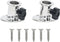vidaXL - Schaduwdoekset - T-top - 170x170x(113-182,5) - cm - wit