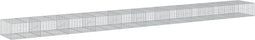 vidaXL - Schanskorf - 1000x100x50 - cm - gegalvaniseerd - ijzer - zilverkleurig