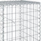 vidaXL - Schanskorf - 1000x50x100 - cm - gegalvaniseerd - ijzer - zilverkleurig