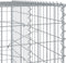 vidaXL - Schanskorf - 100x100x200 - cm - gegalvaniseerd - ijzer - zilverkleurig