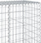 vidaXL - Schanskorf - 100x50x200 - cm - gegalvaniseerd - ijzer - zilverkleurig