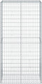 vidaXL - Schanskorf - 100x50x200 - cm - gegalvaniseerd - ijzer - zilverkleurig